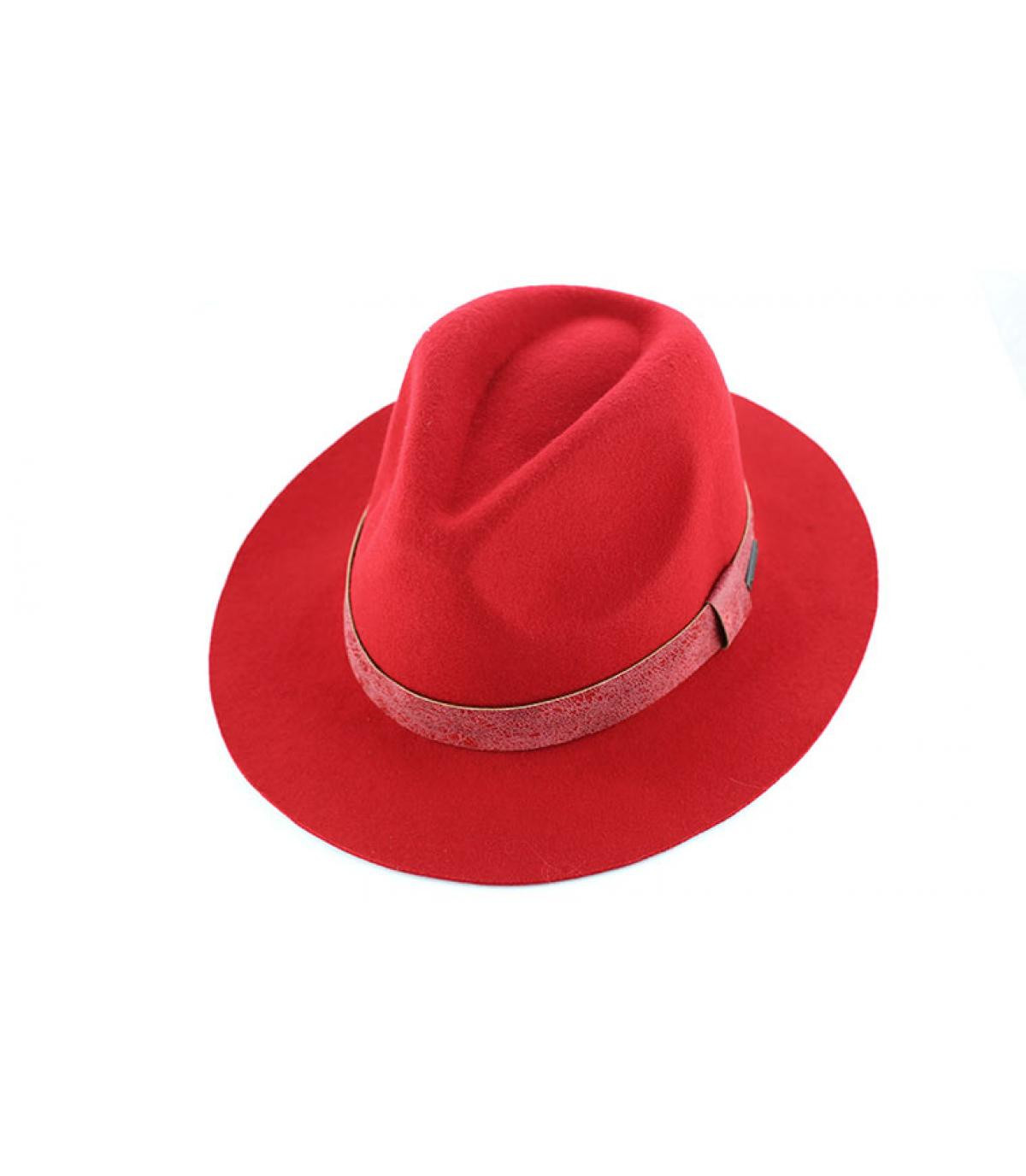 Cappello donna rosso